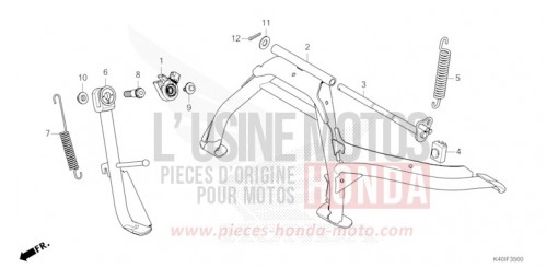 BEQUILLE NSS125ADM de 2021
